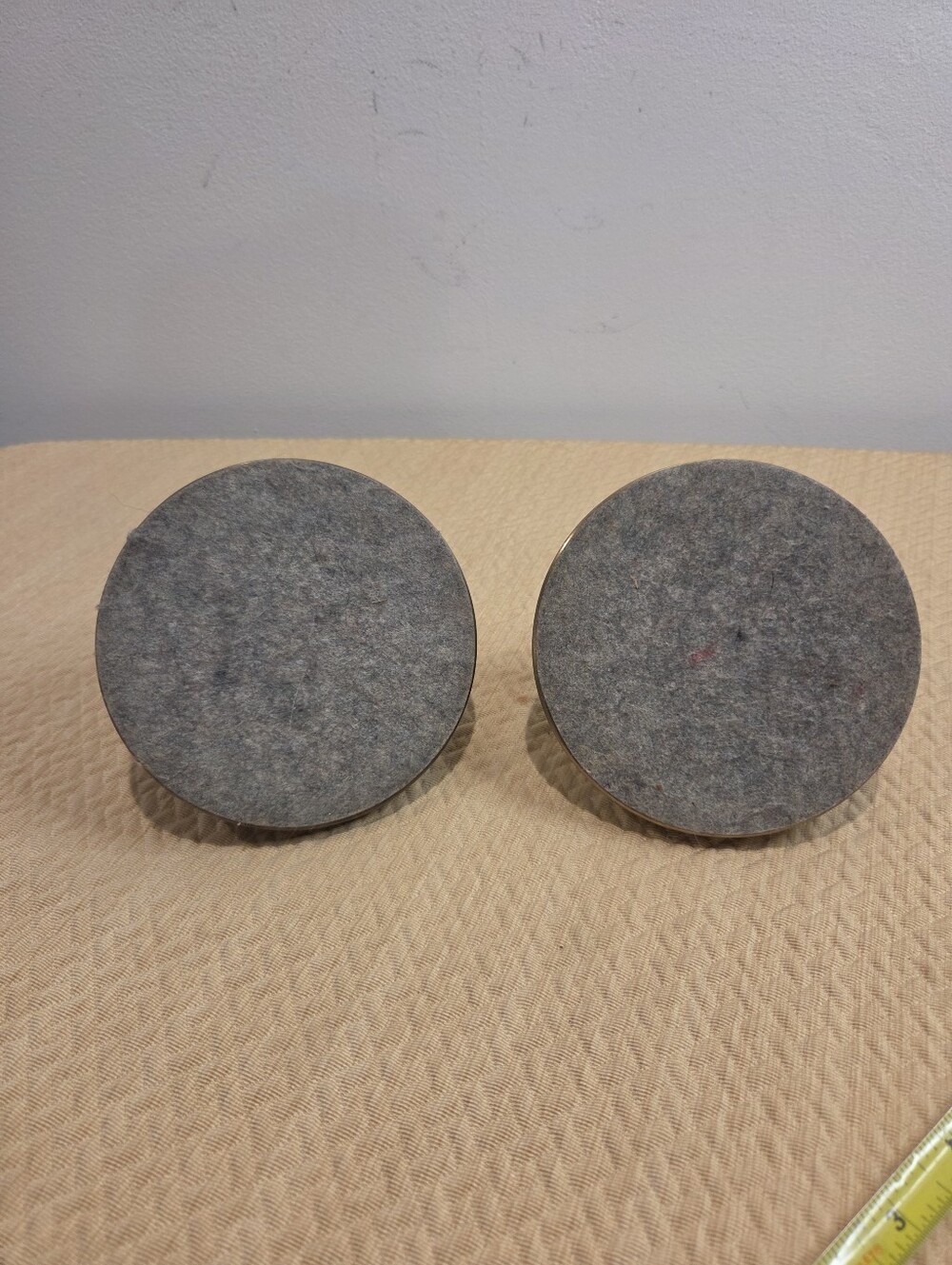Vintage Metal Pair Of Taper Candlestick Holders - Picture 5 of 7